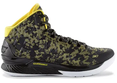 Pre-owned Under Armour Men's  Ua Curry 1 Away Sneakers In Black/taxi