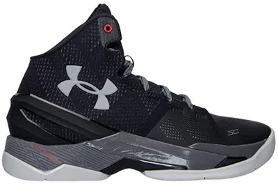 Pre-owned Under Armour Men's  Ua Curry 2 Professional Sneakers In Black/stealth Grey/metallic Silver In Multi