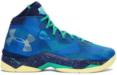 Pre-owned Under Armour Men's  Ua Curry 2.5 Sc30 Select Sneakers In Blue Heat/midnight Navy/taxi In Multi