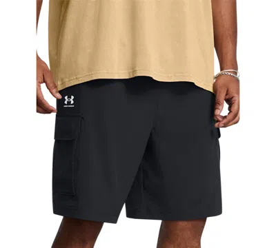 Under Armour Men's Vibe Woven Cargo Shorts In 001 Black