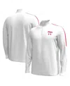 Under Armour Men's White Maryland Terrapins Playoff Performance Quarter-zip Jacket In White