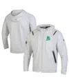 Under Armour Men's White Notre Dame Fighting Irish All Fight Unstoppable Full-zip Hooded Jacket In White