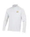 Under Armour Men's White Notre Dame Fighting Irish Ireland Motion Quarter-zip Pullover Top In White