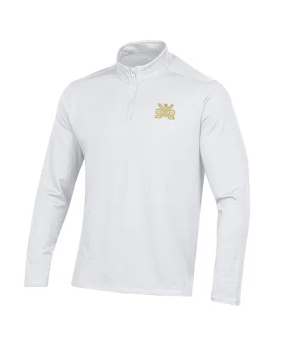 Under Armour Men's White Notre Dame Fighting Irish Ireland Motion Quarter-zip Pullover Top