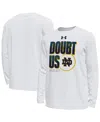 Under Armour Men's White Notre Dame Fighting Irish March Madness Unity Long Sleeve T-shirt In White