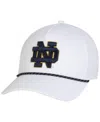 Under Armour Men's White Notre Dame Fighting Irish Sideline Drive Rope Adjustable Hat In White