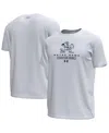 Under Armour Men's White Notre Dame Fighting Irish Stack Stretch Performance T-shirt In White
