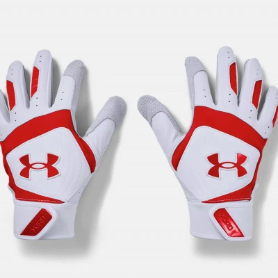 Under Armour Men's Yard Batting Gloves In White