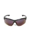 Under Armour Men's Yard Dual 76mm Polarized Geometric Sunglasses In Black