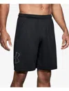 Under Armour Tech Graphic Pocketed Shorts In Black In Multi