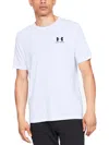 Under Armour Ua Sportstyler Logo Training Sports Short Sleeve Couple Style White In White