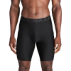 Under Armour Mens Performance Tech Mesh Boxer Brief- Solid 9in 3pk In Black/black/black