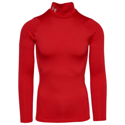 Under Armour Mens  Cg Armour Comp Mock In Red/white