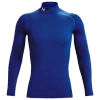 Under Armour Mens  Cg Armour Comp Mock In Royal/white