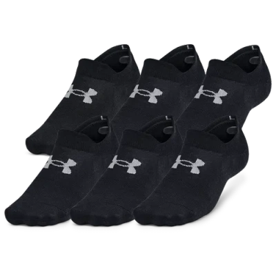 UNDER ARMOUR MENS UNDER ARMOUR ESSENTIAL 6 PACK ULTRA LOW SOCKS