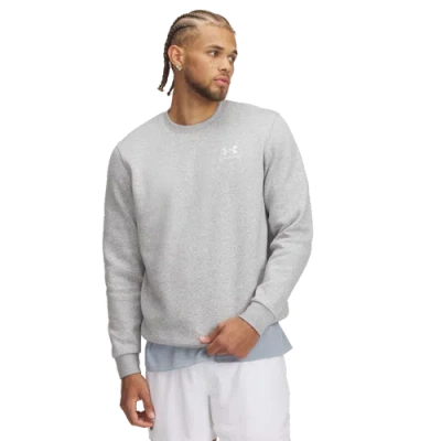 Under Armour Ua Icon Fleece Crewneck T-shirt In Blue