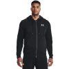 Under Armour Mens  Essential Fleece Full-zip Hoodie In Black/white
