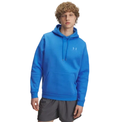 Under Armour Mens  Essential Fleece Hoodie In Blue
