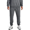 Under Armour Mens  Essential Fleece Joggers In Pitch Gray Heather/white