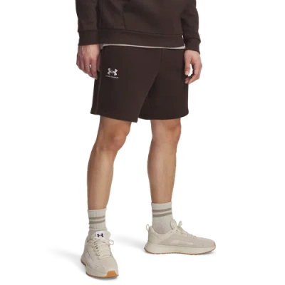 Under Armour Mens  Essential Fleece Shorts In Black