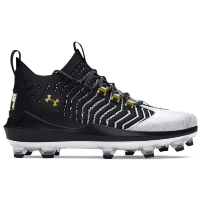 Under Armour Mens  Harper 9 Pro Tpu In Black/white/metallic Gold