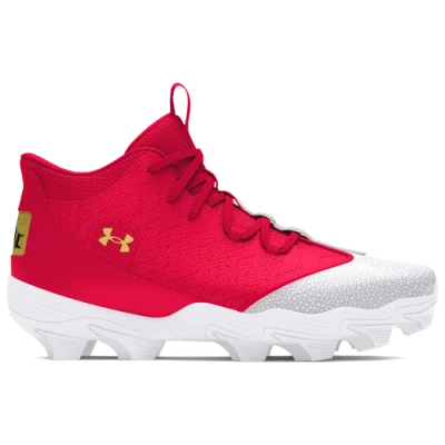 Under Armour Mens  Harper 9 Rm In White/red/metallic Gold