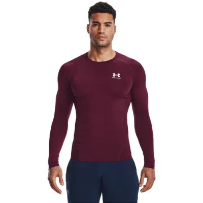 UNDER ARMOUR MENS UNDER ARMOUR HEATGEAR ARMOUR COMP L/S T-SHIRT