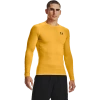 Under Armour Mens  Heatgear Armour Comp L/s T-shirt In Steeltown Gold/black