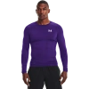 Under Armour Mens  Heatgear Armour Comp L/s T-shirt In White/purple