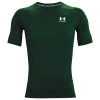 Under Armour Mens  Heatgear Armour Compression Short Sleeve Football T-shirt In Green