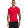 Under Armour Mens  Heatgear Armour Compression Short Sleeve Football T-shirt In Red/white