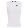 Under Armour Logo-print Vest In White/black