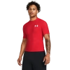 Under Armour Mens  Heatgear Armour Compression Short Sleeve Football T-shirt In Red/white