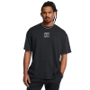 Under Armour Mens  Heavyweight Oversized T-shirt In Black