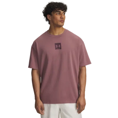 Under Armour Mens  Heavyweight Oversized T-shirt In Purple