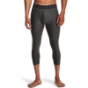 Under Armour Mens  Hg Armour 2.0 3/4 Compression Tights In Carbon Heather/black