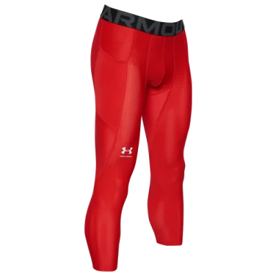 Under Armour Mens  Hg Armour 2.0 3/4 Compression Tights In Red/white