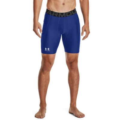 Under Armour Hg Armour 2.0 6compression Shorts In Royal/white