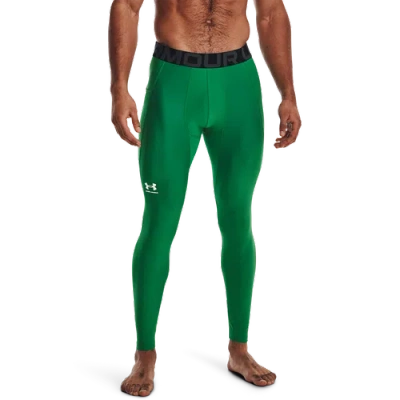 Under Armour Mens  Hg Armour 2.0 Compression Tights In Team Kelly Green/white