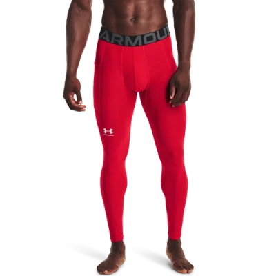 Under Armour Mens  Hg Armour 2.0 Compression Tights In Red/white