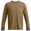 Under Armour Mens  Icon Charged Cotton Long Sleeve In Coyote/coyote