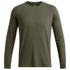 Under Armour Mens  Icon Charged Cotton Long Sleeve In Marine Od Green/black