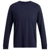 Under Armour Mens  Icon Charged Cotton Long Sleeve In Steel/midnight Navy