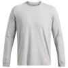 Under Armour Mens  Icon Charged Cotton Long Sleeve In True Gray Heather/true Gray Heather