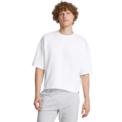 UNDER ARMOUR MENS UNDER ARMOUR ICON FLEECE SHORT SLEEVE CREW
