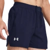 Under Armour Mens  Launch 5" Shorts In Midnight Navy/midnight Navy/reflective