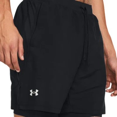 Under Armour Launch 2-in-1 Herren-laufshorts Schwarz In Black
