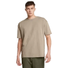 Under Armour Mens  Oversized Heavyweight Short Sleeve In Timberwolf Taupe/white