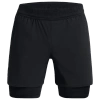 Under Armour Mens  Peak Woven 2-in-1 Shorts In Black/black