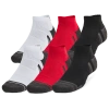 Under Armour Mens  Perf Tech 6 Pack Low Socks In Jet Gray/red/red